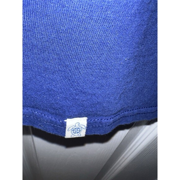 Southern Attitude Turtle Compass Anchor T-Shirt Adult Large Blue Long Sleeve Sea - Picture 4 of 8